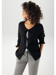 Aniston Kardigan w kolorze czarnym rozmiar: 44. Czarne kardigany damskie Aniston, bez wzorów. Za 34.93 zł.