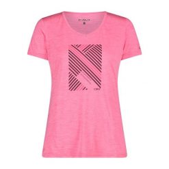 Koszulka damska CMP. Czerwone bluzki damskie CMP, bez wzorów, sportowe, bez kołnierzyka, bez ramiączek. Za 212.50 zł.