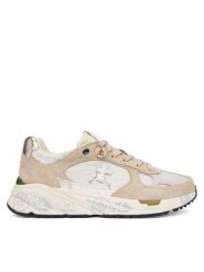 Premiata Sneakersy Mased Var 8116 Beżowy. Brązowe obuwie sportowe damskie Premiata, ze skóry, bez zapięcia. Za 1,159.00 zł.