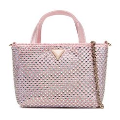 Torebka Guess. Czerwone torebki wieczorowe damskie Guess, z aplikacjami, bez dodatków. Za 589.99 zł.