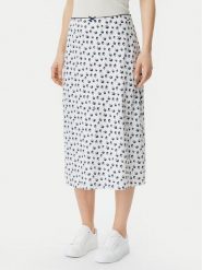 Tommy Jeans Spódnica midi DW0DW20272 Écru Regular Fit. Spódnice damskie Tommy Jeans, s, bez wzorów, z jeansu, midi. Za 229.99 zł.