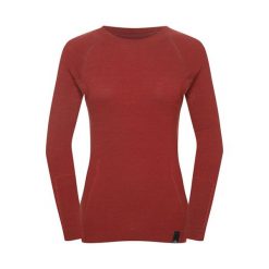 Koszulka termoaktywna damska Fjord Nansen Oxiva Merino LS. Czerwone koszulki damskie Fjord Nansen, l, bez wzorów, bez kołnierzyka, bez ramiączek. Za 184.99 zł.
