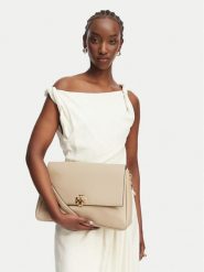 Tory Burch Torebka Charlie 180727 Beżowy. Brązowe torebki klasyczne damskie Tory Burch, ze skóry, bez dodatków. Za 3,029.00 zł.