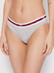 Tommy Hilfiger Figi klasyczne UW0UW02455 Szary. Szare figi Tommy Hilfiger, bez wzorów, z bawełny. Za 79.99 zł.