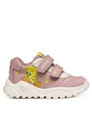 Geox Sneakersy B Ciufciuf Girl B665QA 05422 C8014 M Różowy. Czerwone buty sportowe dziewczęce Geox, ze skóry, bez zapięcia. Za 229.99 zł.