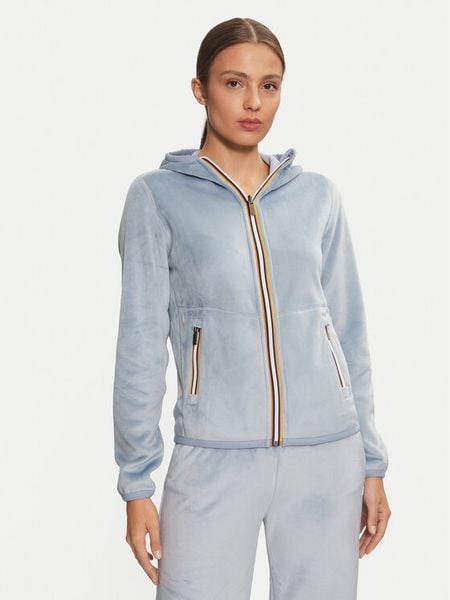 K-Way Bluza Lily K8138NW Niebieski Relaxed Fit. Niebieskie bluzy damskie K-Way, l, bez wzorów, z syntetyku, bez kaptura. Za 599.99 zł.