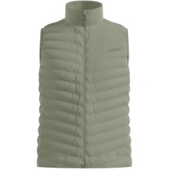 Kamizelka puchowa Odlo Vest Insulated X-ALP DOWN. Zielone kamizelki damskie ODLO, bez wzorów, z puchu, bez kaptura. Za 949.99 zł.