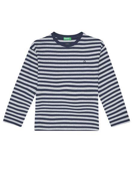 United Colors Of Benetton Bluzka 3FNLC10QB Kolorowy Regular Fit. T-shirty i koszulki chłopięce United Colors Of Benetton, bez wzorów, z bawełny, bez kołnierzyka, bez ramiączek. Za 49.99 zł.