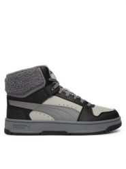 Puma Sneakersy Rebound Slam Mid Cozy Jr 407728 02 Szary. Szare buty sportowe chłopięce Puma, ze skóry, bez zapięcia. Za 279.99 zł.