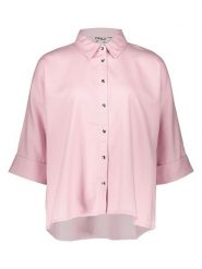 ONLY Bluzka w kolorze jasnoróżowym rozmiar: M. Różowe bluzki damskie Only, m, bez wzorów, z lyocellu, bez kołnierzyka, bez ramiączek. Za 119.95 zł.