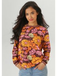 Aniston Bluzka w kolorze żółto-bordowo-pomarańczowym rozmiar: 48. Czerwone bluzki damskie Aniston, bez wzorów, bez kołnierzyka, bez ramiączek. Za 60.88 zł.