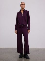 BGN Spodnie w kolorze fioletowym rozmiar: 40. Różowe spodnie materiałowe damskie BGN, bez wzorów, z materiału. Za 96.14 zł.