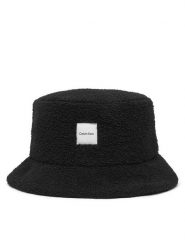Calvin Klein Kapelusz Boucle LV04F5055G Czarny. Czarne kapelusze damskie Calvin Klein, bez wzorów, z materiału. Za 219.99 zł.