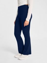 Damskie legginsy z wysokim stanem Hummel. Niebieskie legginsy damskie Hummel, m, bez wzorów, z elastanu, z podwyższonym stanem, na jogę i pilates. Za 249.00 zł.