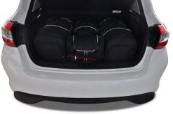Torby Do Bagażnika Nissan Pulsar 2014-2018 4Szt Kjust. Czarne torby podróżne KJUST, bez wzorów, z kauczuku. Za 1,203.00 zł.