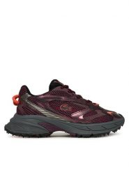 Lacoste Sneakersy L003 Neo Shot 7-50SFA0121 Bordowy. Czerwone obuwie sportowe damskie Lacoste, ze skóry, bez zapięcia. Za 529.99 zł.