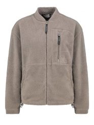 Sublevel Kurtka polarowa w kolorze szarobrązowym rozmiar: XS. Szare kurtki damskie Sublevel, xs, bez wzorów, z polaru, bez kaptura. Za 152.98 zł.