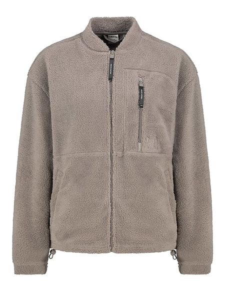Sublevel Kurtka polarowa w kolorze szarobrązowym rozmiar: XXL. Szare kurtki damskie Sublevel, xxl, bez wzorów, z polaru, bez kaptura. Za 154.95 zł.