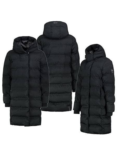 Sublevel Płaszcz zimowy w kolorze granatowym rozmiar: M. Niebieskie płaszcze damskie Sublevel, na zimę, m, bez wzorów, z puchu, bez kaptura. Za 258.95 zł.
