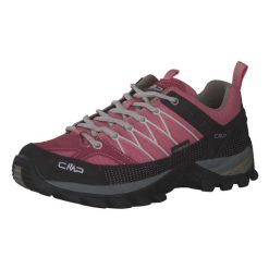 Buty trekkingowe damskie, Rigel Low Wmn. Czerwone obuwie trekkingowe damskie CMP, z gumy, bez zapięcia. Za 389.99 zł.