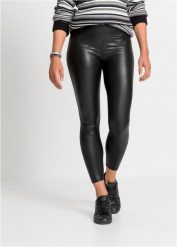 Legginsy termiczne. Czarne legginsy damskie bonprix, bez wzorów. Za 97.99 zł.