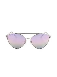Swarovski Damskie okulary przeciwsłoneczne w kolorze srebrno-jasnoszarym rozmiar: 58. Szare okulary przeciwsłoneczne damskie Swarovski. Za 244.95 zł.