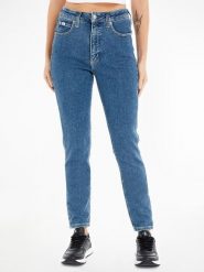 CALVIN KLEIN JEANS Dżinsy - Skinny fit - w kolorze niebieskim rozmiar: W33/L34. Niebieskie jeansy damskie Calvin Klein Jeans, z podwyższonym stanem. Za 279.78 zł.