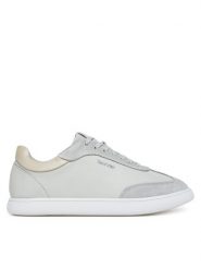 Calvin Klein Sneakersy Cupsole Lace Up - Lth Sue Mix HW0HW02435 Szary. Szare obuwie sportowe damskie Calvin Klein, ze skóry, bez zapięcia. Za 299.99 zł.