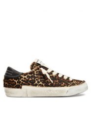 Philippe Model Sneakersy A012069 PRLD DVA1 Brązowy. Brązowe obuwie sportowe damskie Philippe Model, ze skóry, bez zapięcia. Za 1,169.00 zł.