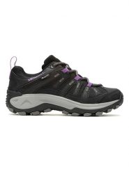 Merrell Buty turystyczne "Claypool 2" w kolorze czarno-fioletowym rozmiar: 40. Czarne obuwie trekkingowe damskie Merrell, z gore-texu, bez zapięcia. Za 338.21 zł.