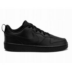 Buty Nike Court Borough Low Czarne Sportowe Sneakersy. Czarne obuwie sportowe casual damskie Nike, trekkingowe, Nike Court. Za 240.99 zł.