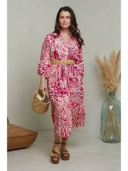 Curvy Lady Sukienka w kolorze różowym rozmiar: 48/50. Różowe sukienki damskie Curvy Lady, bez wzorów, z bawełny, klasyczne, bez ramiączek. Za 96.60 zł.