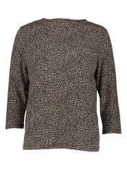 Gerry Weber Koszulka w kolorze beżowo-czarnym rozmiar: 36. Brązowe bluzki damskie Gerry Weber, bez wzorów, bez kołnierzyka, bez ramiączek. Za 109.78 zł.
