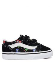 Vans Tenisówki Old Skool V VN000VB2BP71 Czarny. Czarne buty sportowe chłopięce Vans, ze skóry, bez zapięcia. Za 219.99 zł.