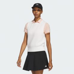 Bezrękawnik Ultimate365 Knit Tour. Białe kamizelki damskie Adidas, xl, bez wzorów, bez kaptura. Za 479.00 zł.