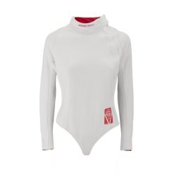 Bluza do szermierki dla praworęcznych 800N damska. Białe bluzy damskie FENC'IT, xl, bez wzorów, z materiału, bez kaptura. W wyprzedaży za 599.99 zł.