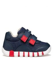 Geox Sneakersy B Iupidoo Boy B3555C 01354 C0735 Granatowy. Niebieskie buty sportowe chłopięce Geox, z materiału, bez zapięcia. Za 249.99 zł.