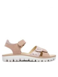 Primigi Sandały 1389044 S Różowy. Czerwone sandały dziewczęce Primigi, ze skóry, bez obcasa, bez zapięcia. Za 279.99 zł.