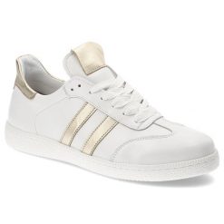 Białe Sneakersy Armodo Stylowe Sportowe Obuwie Damskie. Białe obuwie sportowe casual damskie Armodo, z materiału. Za 409.00 zł.