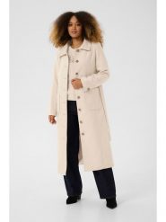 Kaffe Płaszcz przejściowy w kolorze beżowym rozmiar: 44. Brązowe płaszcze damskie Kaffe, bez wzorów, z tkaniny, bez kaptura. Za 295.99 zł.