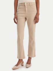 Marella Spodnie materiałowe Sfinge 2615131261 Beżowy Slim Fit. Brązowe spodnie materiałowe damskie Marella, bez wzorów, z bawełny. Za 479.99 zł.