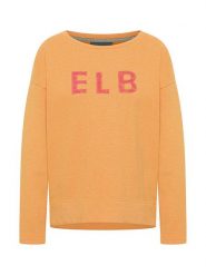 ELBSAND Bluza "Aruna" w kolorze pomarańczowym rozmiar: L. Pomarańczowe bluzy damskie ELBSAND, l, bez wzorów, bez kaptura. Za 166.88 zł.