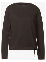 Street One Sweter w kolorze ciemnobrązowym rozmiar: 40. Brązowe swetry klasyczne damskie Street One, bez kołnierzyka. Za 126.45 zł.