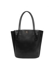 Calvin Klein Torebka LV04F3168G Czarny. Czarne shopper bag Calvin Klein, bez wzorów, ze skóry, bez dodatków. Za 559.99 zł.