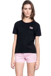 DAMSKI T-SHIRT LEE RELAXED FIT TEE BLACK L40CBW01 112108491. Czarne t-shirty damskie Lee, l, bez wzorów, bez kołnierzyka. Za 69.99 zł.