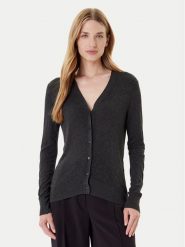 Calvin Klein Kardigan LV044C346G Szary Regular Fit. Szare kardigany damskie Calvin Klein, xxs, bez wzorów, z wiskozy. Za 369.99 zł.
