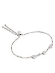 Calvin Klein Bransoletka 35000217 Srebrny. Szare bransoletki damskie Calvin Klein, metalowe. Za 269.99 zł.
