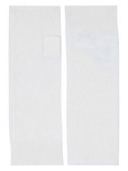 AUTHENTIC CASHMERE Kaszmirowe mitenki "Serre" w kolorze białym rozmiar: onesize. Białe rękawiczki damskie AUTHENTIC CASHMERE, bez wzorów, z kaszmiru. Za 121.99 zł.