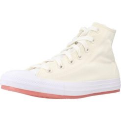 Tenisówki Converse Model Chuck Taylor All Star Hi Kolor Beżowy. Brązowe obuwie sportowe casual damskie Converse, z tkaniny, bez zapięcia. Za 358.05 zł.