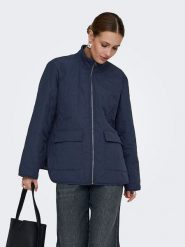 JDY Kurtka pikowana "Raya" w kolorze granatowym rozmiar: M. Niebieskie kurtki damskie JDY, m, bez wzorów, bez kaptura. Za 166.88 zł.